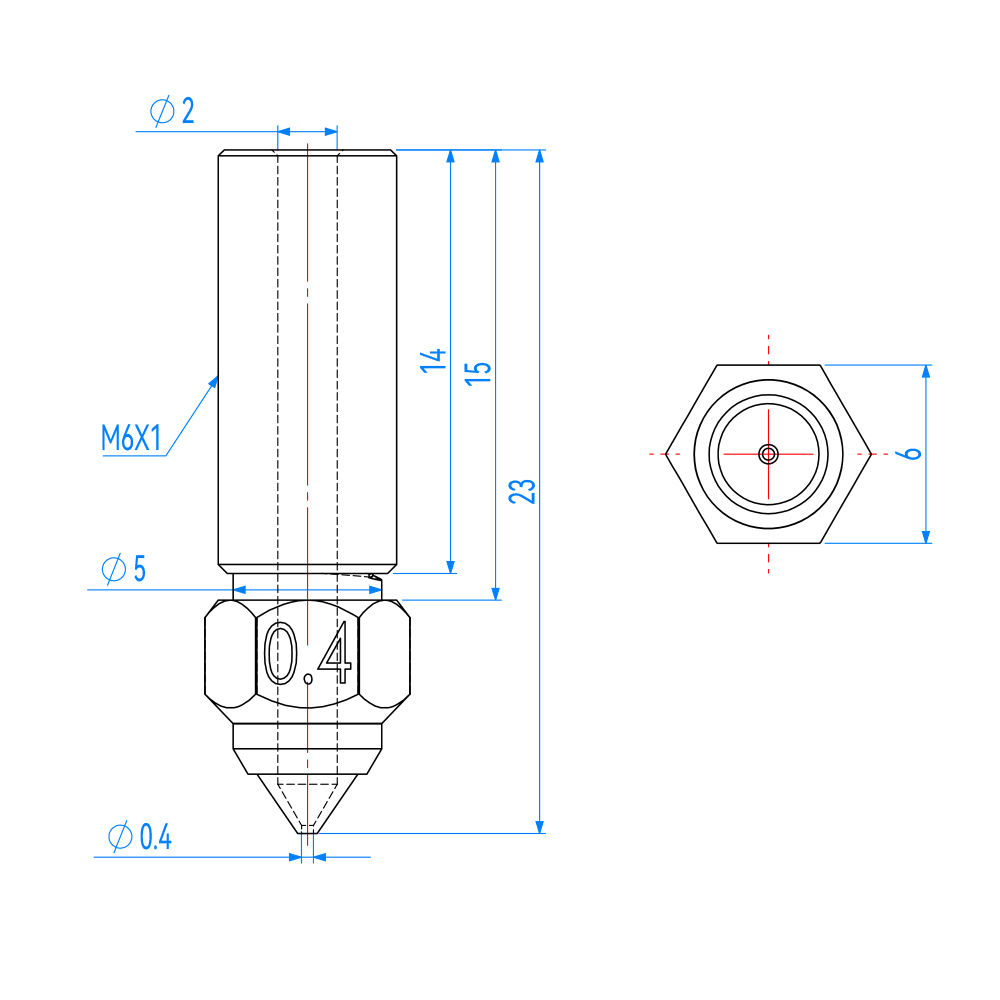 Nozzle For Creality K1 K1 Max  - đánh giá và giá Creality Printer K1