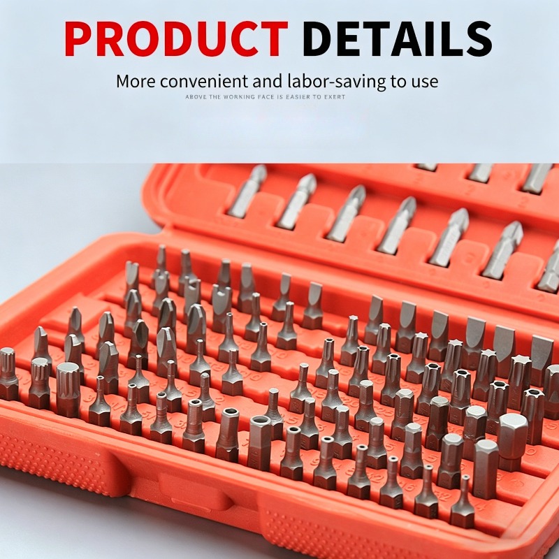 100PCS Screwdriver Bit Set, Ho - đánh giá và giá Workshop Tools Uses