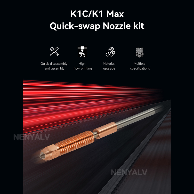 For Creality K1C/K2 SE Nozzle  - đánh giá và giá Creality Printer K1